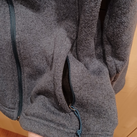 Women's North Face Teal Fleece Jacket - Picture 5 of 5